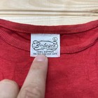 Vintage 1960s Bambergers Red Single Stitch Shirt Japan Size Large