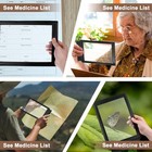 5x Full Page Magnifier For Reading  Handheld Full Book Page Magnifier Glass Bend