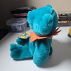 Blue Aqua Grateful Dead Plush Bear 9 Inch New With Tags 1990 Liquid Blue Rare