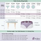 72 x72  Taffeta Square Table Overlay 3d Leaves Petals Design Party Decorations