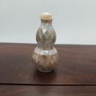 Chinese Carved Mother Of Pearl Snuff Bottle