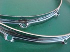 Vintage Pair 1970s Rogers Drums 14 Inch Dynasonic Snare 10 Hole Rims  Free Ship