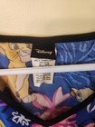 Disney Women   s Xl Medical Scrub Top V-neck Short Sleeve Lion King Print Blue