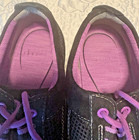 Dansko Sneakers Size 8- 8 5 In Us Size Black With Purple Shoe Laces And Accents