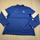 Kentucky Wildcats 1 4 Zip Pullover Men   s L Blue Nike On Field Drifit Performance