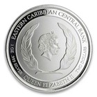 2019 St  Lucia Flamingo 1 Oz Silver Bu