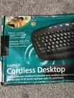 Logitech Cordless Desktop Wireless Keyboard Optical Mouse New Open Box  04  read