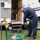 Water Pressure Regulator Valve With Adjustable Knob  No Tools Required