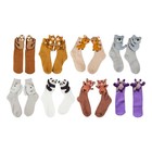 3d Cute Animals Socks Knitted Animal Pattern Floor Socks Unisex Funny Winter Tl