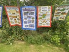 Collection Of 5 Vintage Souvenir Cotton Tea Towels British Devon Dorest Somerset