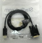 Startech Dp2dvimm6bs 6ft Displayport To Dvi Active Adapter Cable New