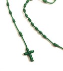Knotted Rosary - 100  Nylon Thread - Green