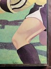 Vintage Pop Art Minimalist Tony Kew Canada Travel Lithograph Poster Lacrosse 