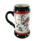 1991 Budweiser Holiday Stein Mug Collector s Series Clydesdales