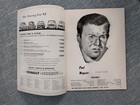 Buffalo Bills Vs Chargers Program  - La Coluseum November  1960