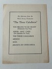 1943 You Belong To My Heart Walt Disney Three Caballeros Sheet Music Donald Duck