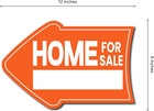 Pack Of 4 Home For Sale Sign With Stakes - 12x8 Inch Double Sided Home For Sale 