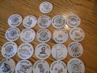Vintage Wooden Nickel Collection Of All 50 United States And Dc