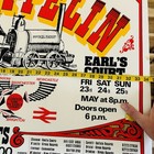 Rare Led Zeppelin London Concert Earl   s Court Vintage Poster 2nd Run Uk Tour