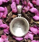 Sterling Silver Confederate Georgia Coat Of Arms Button Civil War Relic Pendant