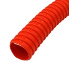 1 5  X 100  Orange  Flexible Pvc Non-split Corrugated Tubing  Wire Loom   uv Rated