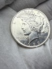 1923 Peace Silver Dollar Bu Brilliant Uncirculated Us Coin - Free Shipping  I202