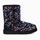 Ugg Stellar Sequin Suede Mid-calf Boots Black Us 6  150 Obo