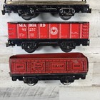 Marx O Gauge Freight Cars Lot Prewar 1930s Tin Litho Union Pacific Nyc