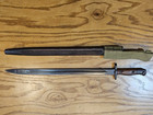 Vintage Wwi British Enfield Rifle Bayonet  Lithgow  1907p  Plus  Scabbard   Frog