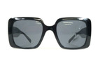 Versace Sunglasses Mod 4405 Gb1 87 Black Gold Square With Gray Lenses 54-22-140