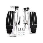 Chrome Driver Floorboards Heel-toe Shifter Kit For Honda Goldwing Gl1800 2001-17