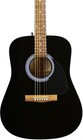 Fender Fa-115 Dreadnought Acoustic Guitar - Black  box Rash Around Sides  Light