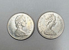  2  1968 Canada Canadian Caribou Quarter 25 Cents Elizabeth Ii 50  Silver Coin