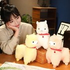 Alpaca With Bell Pink 10 Inch Stuffed Animal Plush Toys Toddler Dolls Kids Gifts