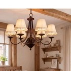 Set Of 2 Off White Beige Ruffled Clip-on Chandelier Lamp Shades 4  X 6  X 5 