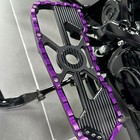 Us Purple Floorboards Foot Brake Pedal Peg Kits For Harley 99-22 Road Glide