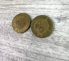 Lot Of 2 Vintage Greenville Pennsylvania Courtesy Parking 3 Token Transit Coins