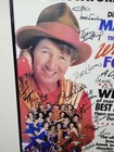 Will Rogers Follies Mac Davis On Tour Broadway Poster Cast Signed Glass Framed 
