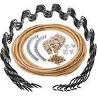 27  Couch Upholstery Spring Repair Kit - 8 Heavy-duty Springs  Clips   Wire For