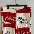 Vintage 1970s Coca Cola Bell Bottom Beach Pants    it   s The Real Thing    Adult 35   