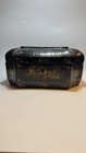 19thc Chinese Export Black Lacquer With Gilt Decoration Box For Sewing teacaddy