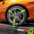 Lasso Car Tie Down - Chain Anchors - 2 x96   4 Pack - High-viz - 3300 Lbs Swl