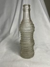 Rare Odd Vintage Antique Art Deco Rope Twist P-k Soda Bottle Washington D c 