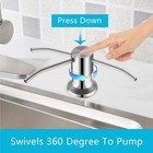 1 2 Pcs Kitchen Sink Soap Dispenser Pump Bottle Tube 360   Stainless Steel Liquid