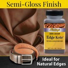 Fiebing   s Edge Kote  4 Oz  - Color Coats Leather Edges - Dark Brown