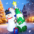 7ft Christmas Inflatable Snowman   Tree Led Lighted Blowup Lawn Yard Decoration
