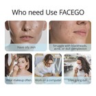 Rechargeable Electric Face Exfoliator Brush  Cleansing Ipx7 Waterproof Silicone