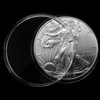 1000 Direct Fit 40 6mm Airtight Holders Capsule-american Silver Eagle 1 Oz Coin 