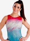 Aly Raisman Gk Elite Gymnastics Leotard Enchanted Bling Ombr   Sequins Bling  As
