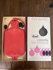 Vintage Rexall Victoria Combination Red Water Bottle syringe In Orginial Box